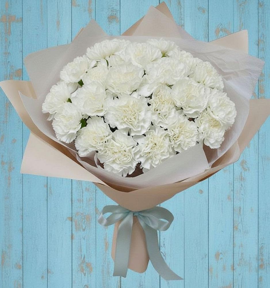 Букет цветов из: Гвоздики в Хурбе