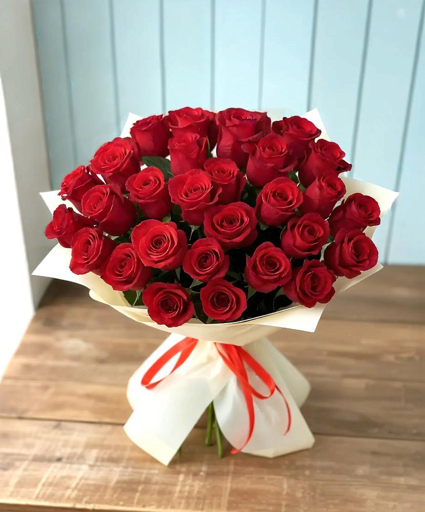 Букет 29 Красных роз в Хурбе