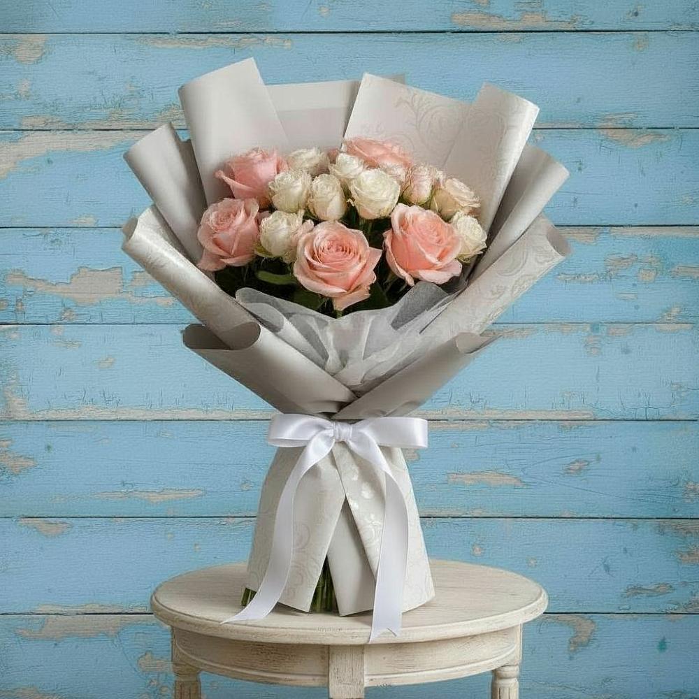 Букет цветов из: Розы в Хурбе