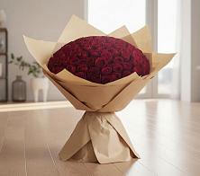 Букет 101 Красная роза в Хурбе