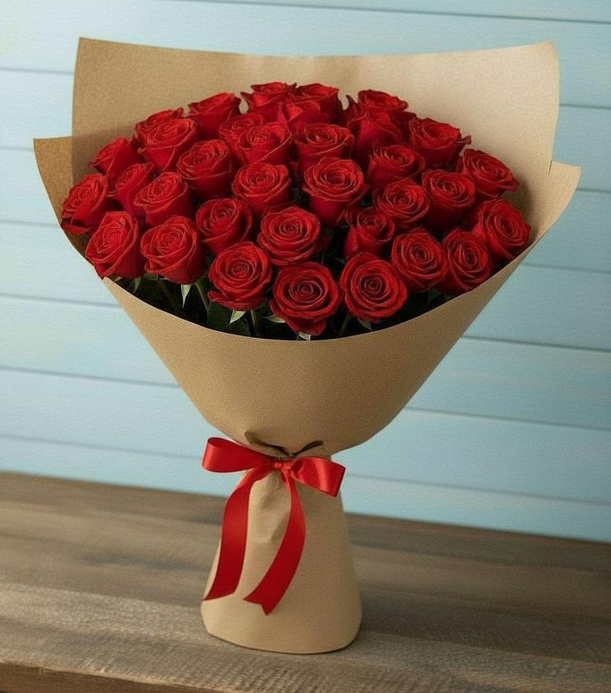Букет Красные розы Милано в Хурбе