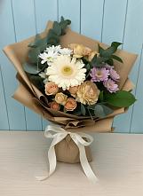 Букет цветов из:  Герберы и Хризантемы в Хурбе