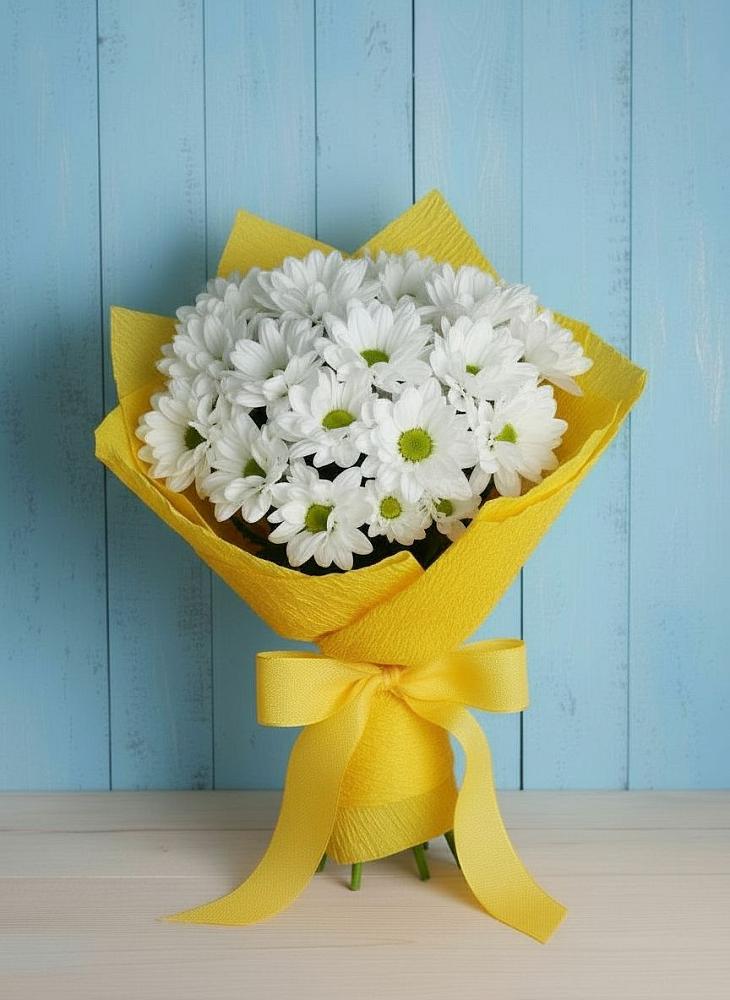 Букет цветов из: Хризантемы в Хурбе