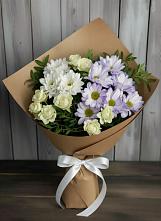 Букет цветов из:  Хризантемы и Розы в Хурбе