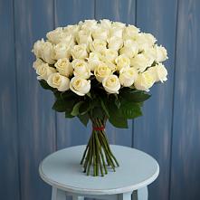 Букет 51 Белая роза Эдлесс Лав #REPLACE_PRED# Хурбе