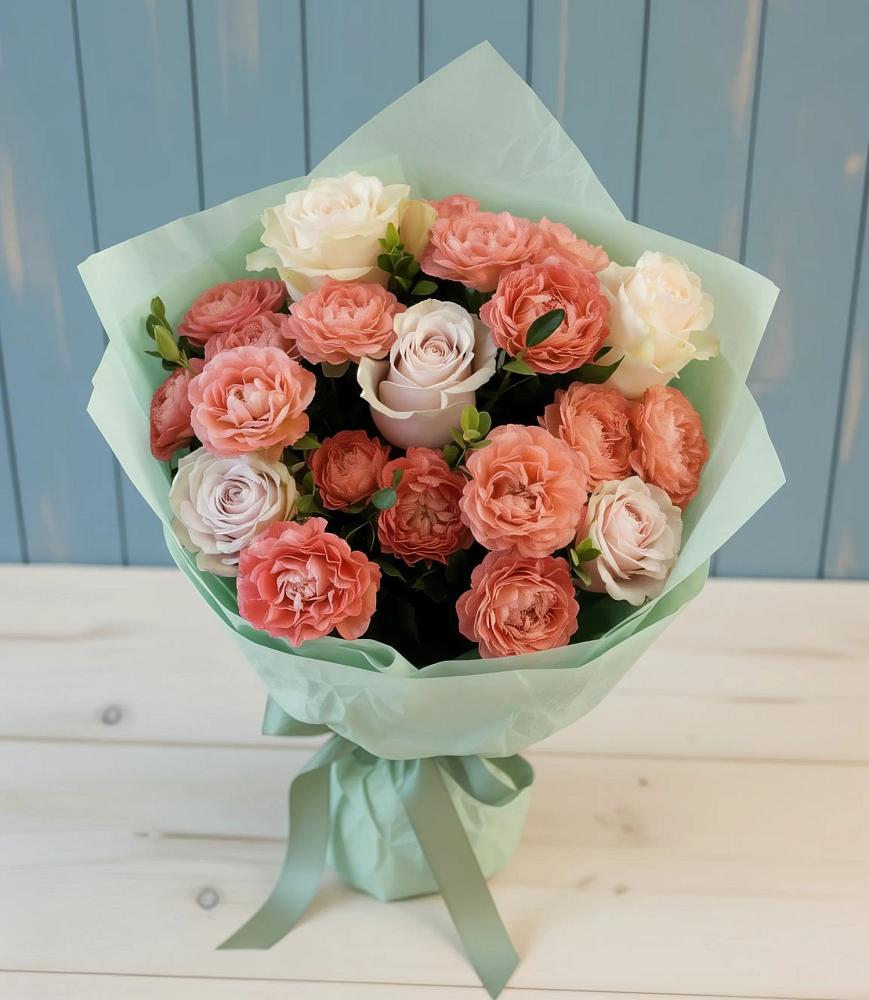 Букет цветов из: Розы в Хурбе