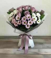 Букет цветов из:  Хризантемы и Розы в Хурбе