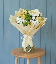 Букет цветов из:  Хризантемы и Розы в Хурбе