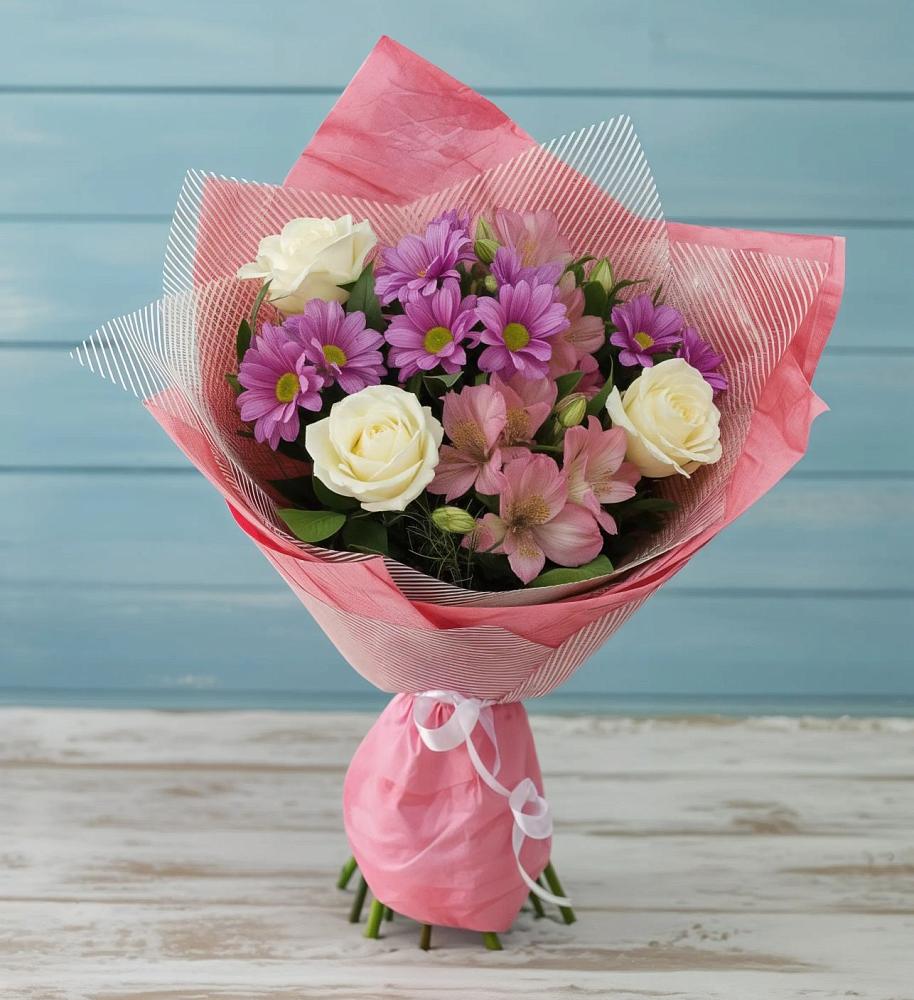 Букет цветов из: Герберы в Хурбе