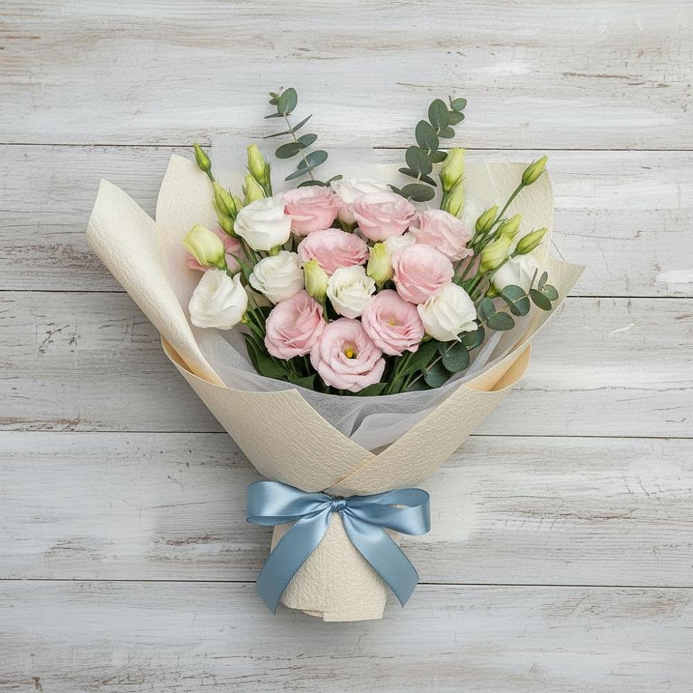 Букет цветов из: Лизиантусы в Хурбе